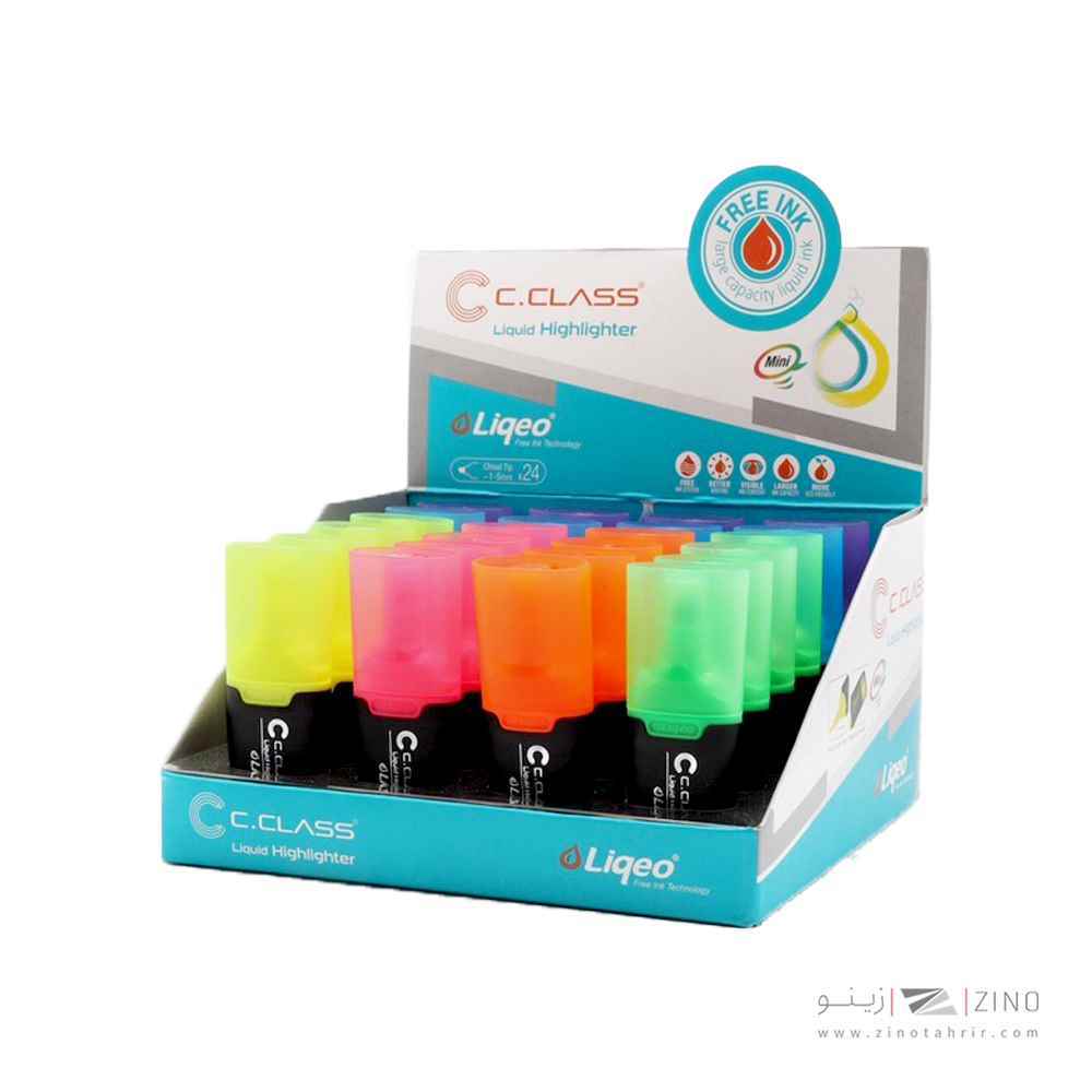 علامت زن رگلامی مینی کلاسیک مایع سیکلاس استند 24  عددی کد H-3128B