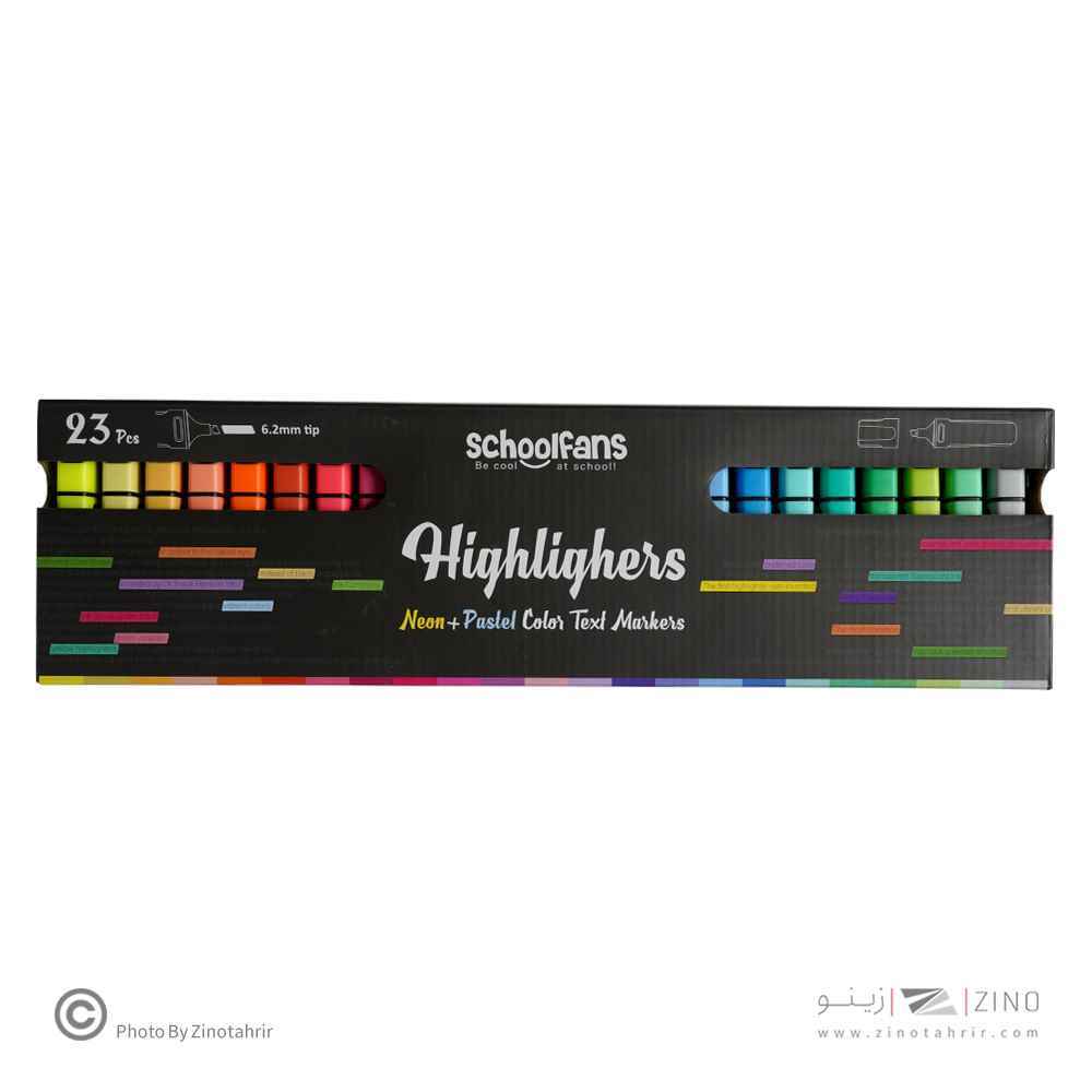 علامت زن23رنگBLACK EDITION اسکول فنز کد925000