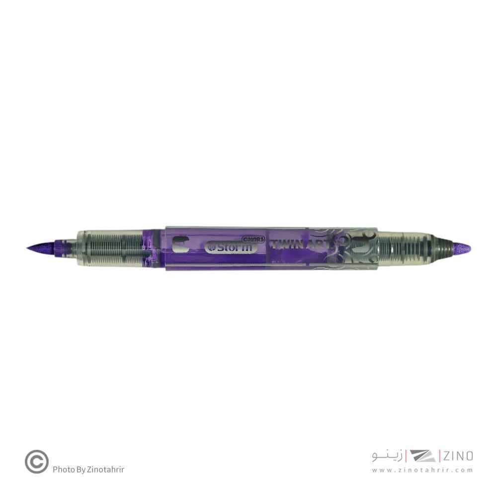 ماژیک اکریلیکTWIN ART رنگ بنفش استورم کد348207