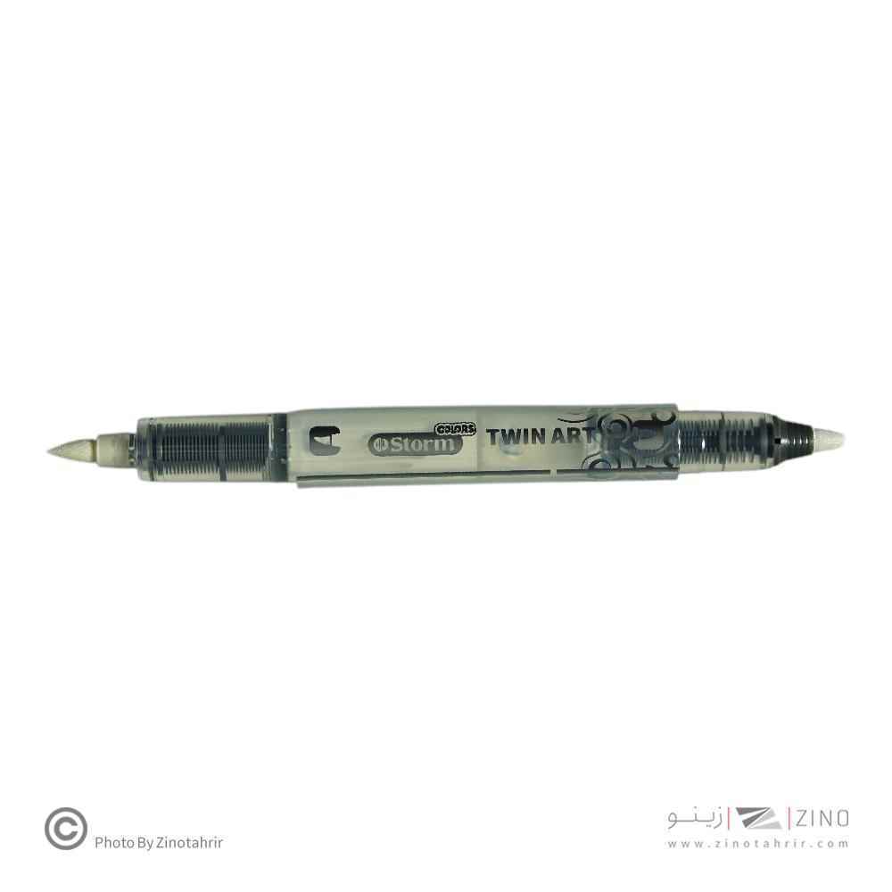ماژیک اکریلیکTWIN ART رنگ سفید استورم کد348201