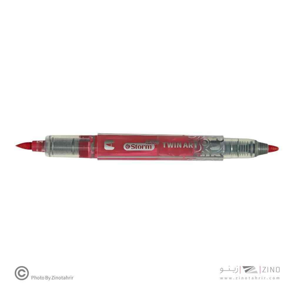 ماژیک اکریلیکTWIN ART رنگ صورتی کم رنگ استورم کد348203