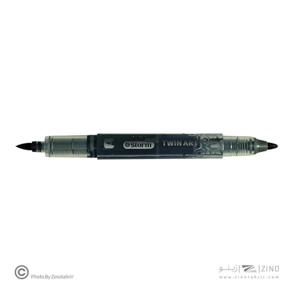 ماژیک اکریلیکTWIN ART رنگ مشکی استورم کد348212