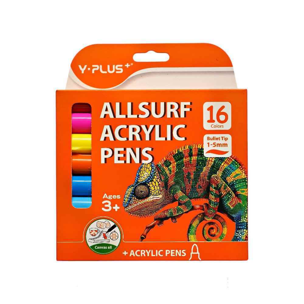 ماژیک اکریلیک16رنگ وای پلاس کدAP240110