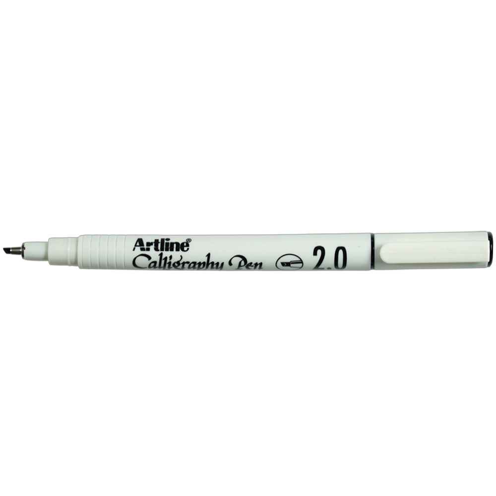 قلم خطاطی 2-0مشکی لاتین آرتلاین ek-242n-ab