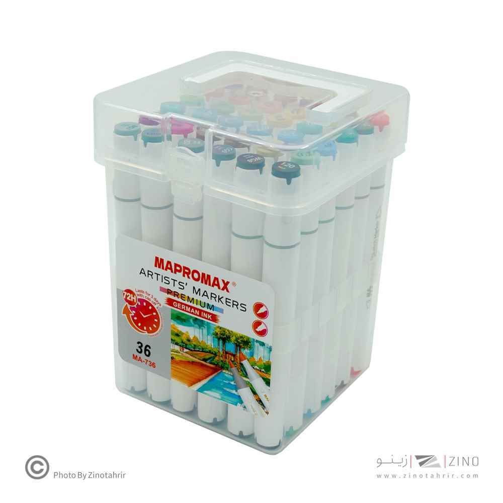 ماژیک36 رنگ راندو نیوتاچ/ماپرومکس جعبه طلقی کد736