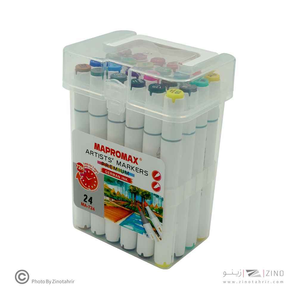 ماژیک24رنگ راندو نیوتاچ/ماپرومکس جعبه طلقی کد724