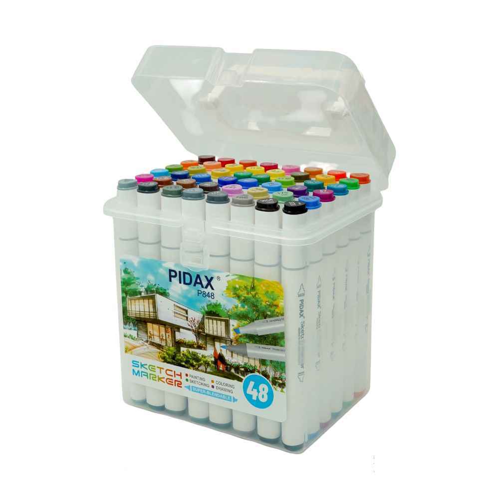 ماژیک48 رنگ راندو نیوتاچ-ماپرومکس-پیداکس جعبه طلقی کد848