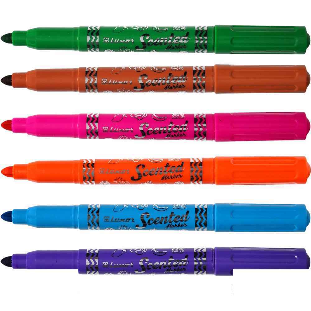 ماژیک نقاشی 12رنگ عطری لاکسر کد3065-12bx