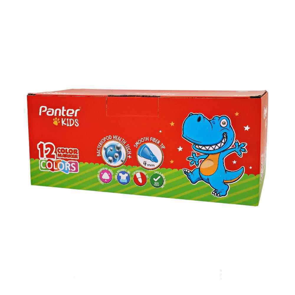ماژیک نقاشی 12رنگ سه گوش دکتر پنتر کدTCM542-12