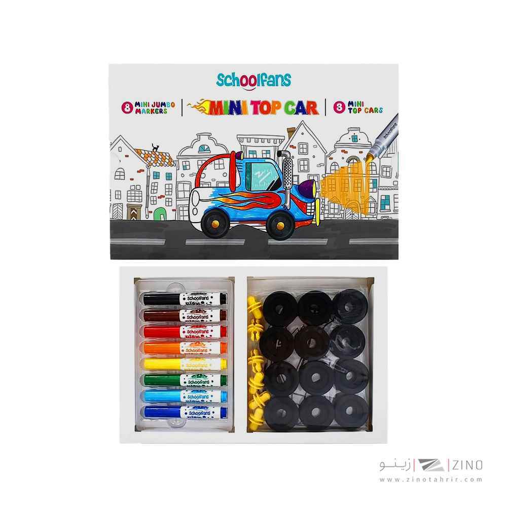 ماژیک نقاشی 8رنگ مینی جامبو اسکول فنز کدFA92479