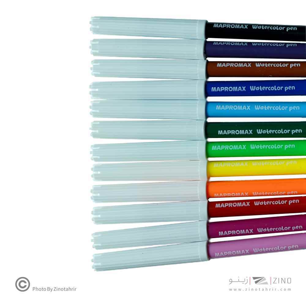 ماژیک نقاشی12رنگ ماپرومکس کدMA-1212