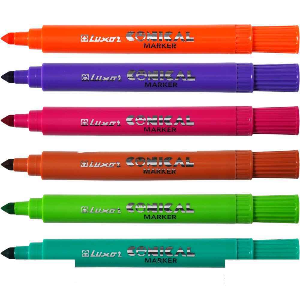 ماژیک نقاشی 12رنگ کونیکال لاکسر کد6152-12bx