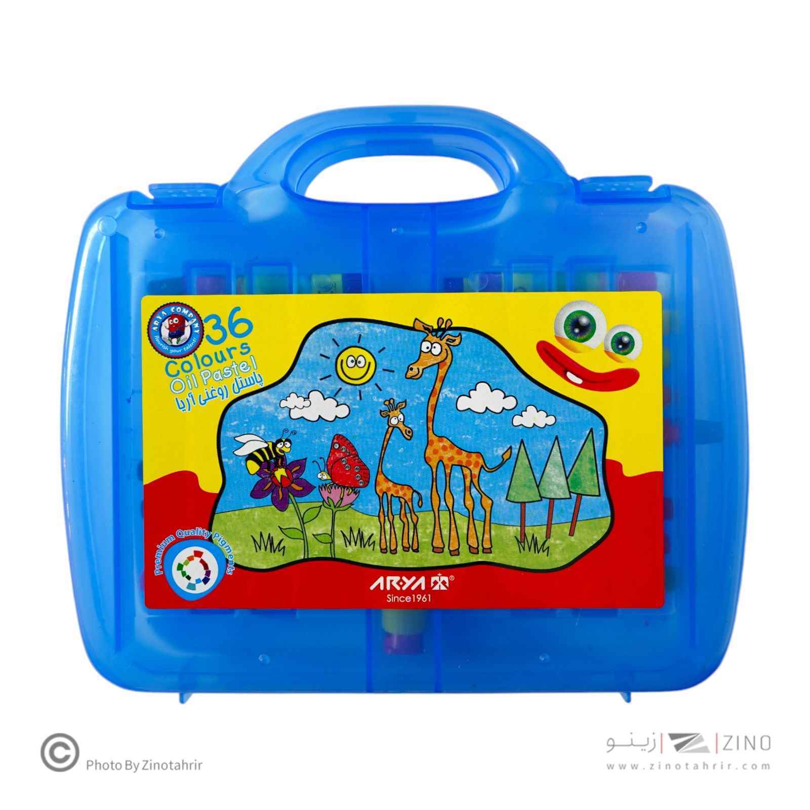 پاستل روغنی36رنگ طلقی کد2032آریا*24عدد*