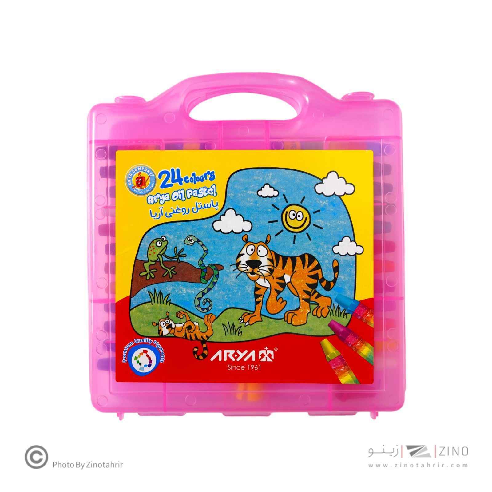 پاستل روغنی24رنگ طلقی کد2031آریا *24عدد*