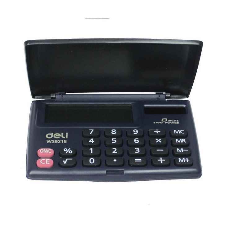 ماشین حساب جیبی 8رقم دلی W39218      