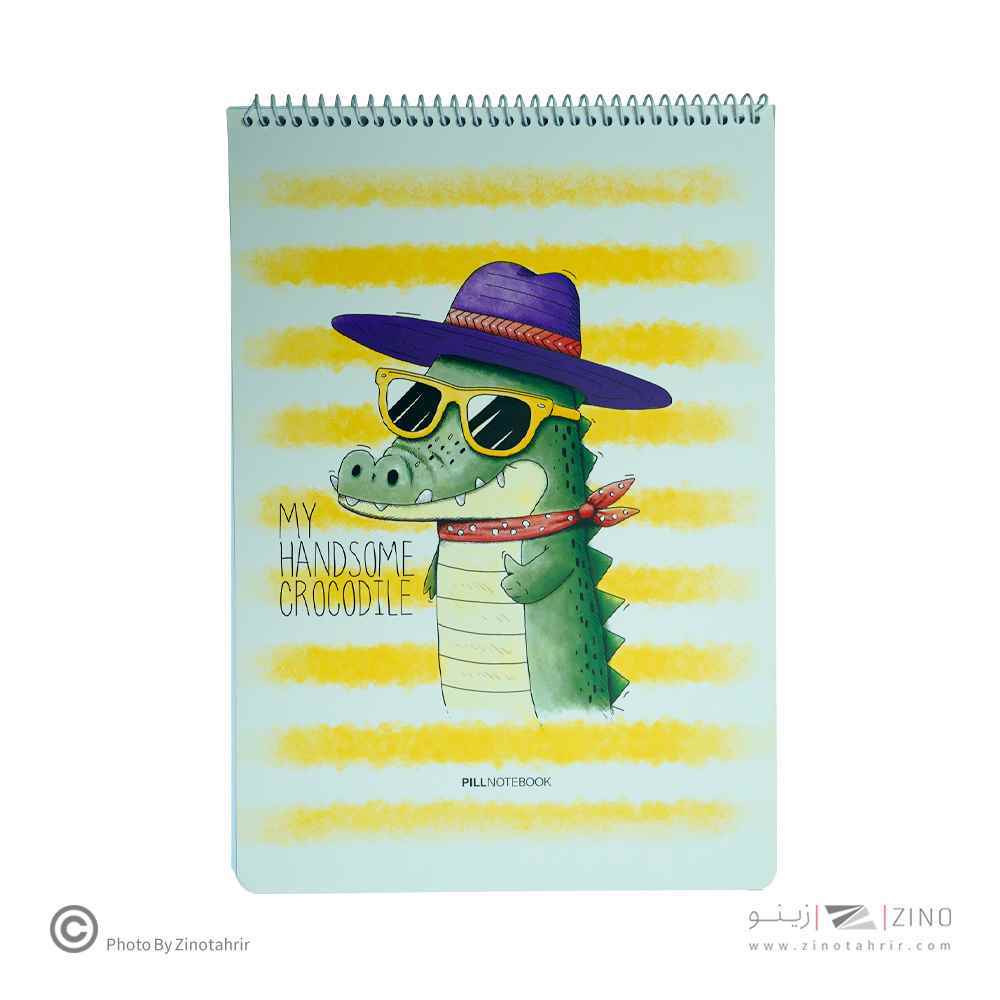 دفتر50برگ نقاشی رحلی سیم ازبالا ایندربرد پیل 