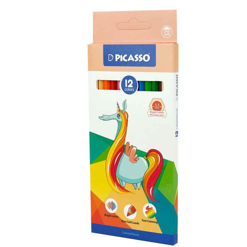 مداد رنگی 12 رنگ پیکاسو p-c-18j2719