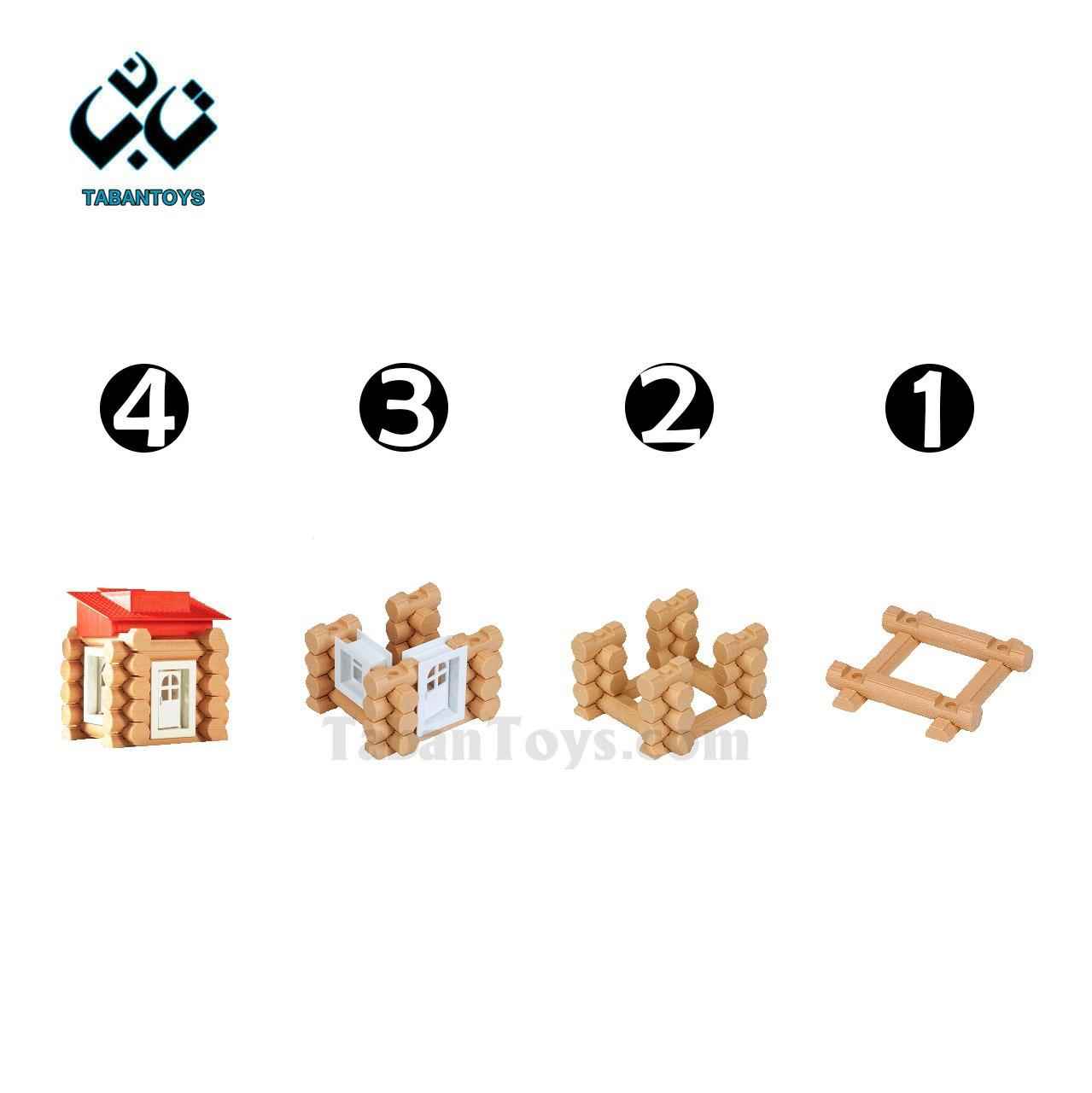 کلبه جنگلی 45 قطعه تک توی 24