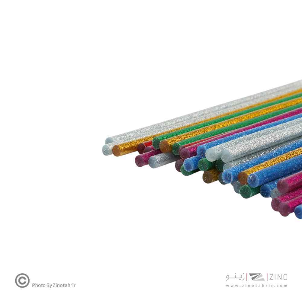 چسب حرارتی رنگی اکلیلی کوتاه باریک(50عددی) استورم کد220410