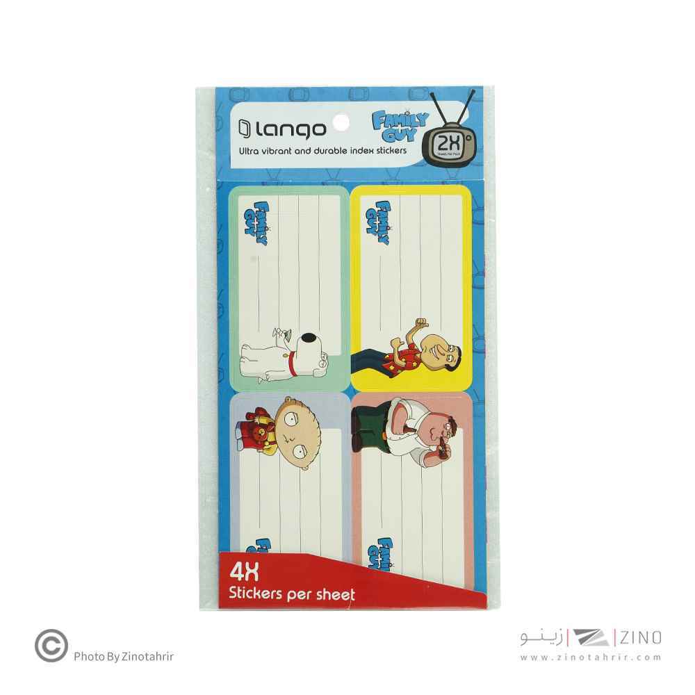 برچسب اسم دانش آموز طرح فمیلی گای لانگو