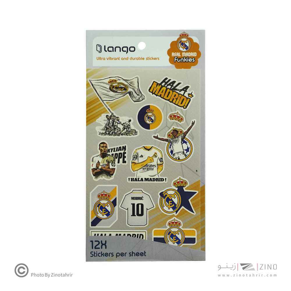 برچسب لانگو سری فانکیز طرح رئال مادرید