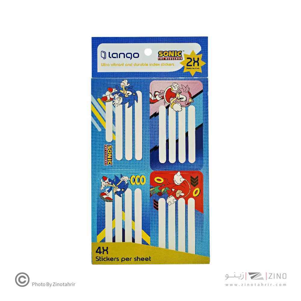 برچسب اسم دانش آموز طرح سونیک لانگو