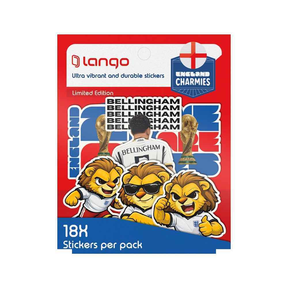 برچسب لانگو سری چارمیز طرح انگلیس کد002