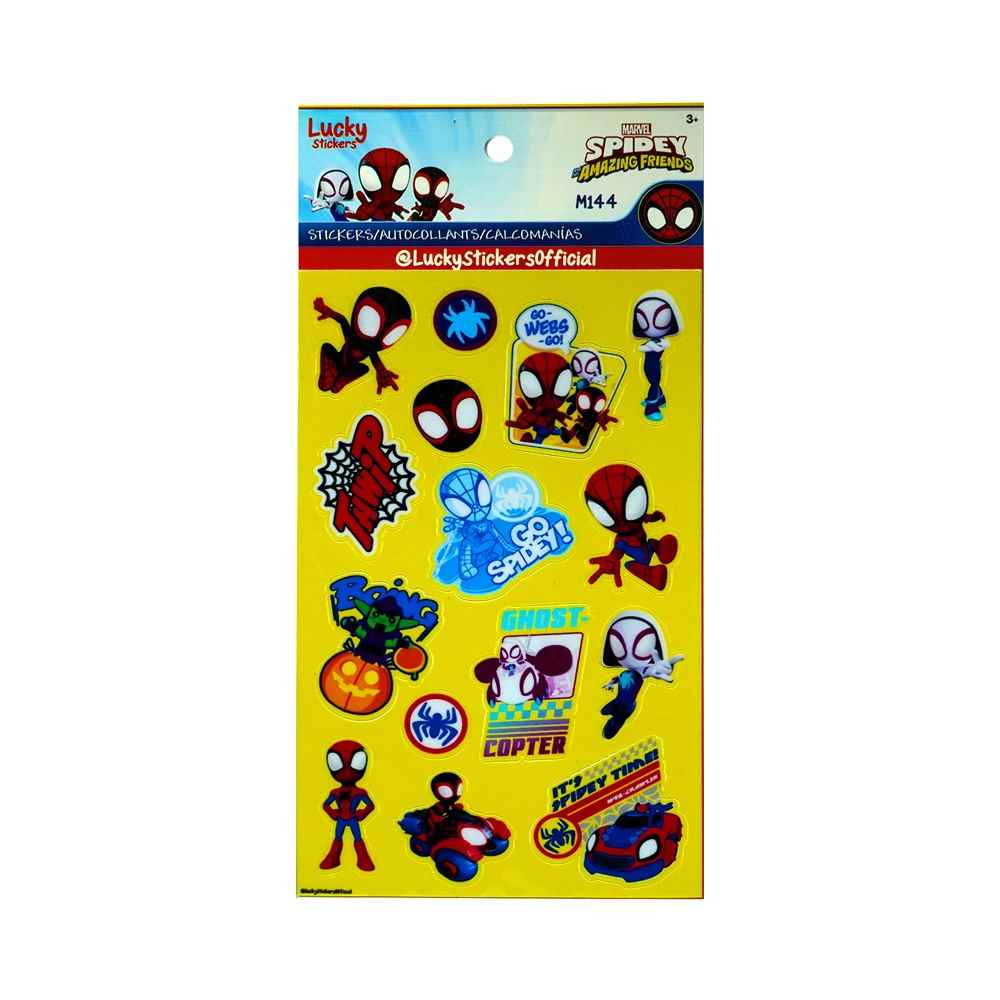 استیکر فانتزی سری لوکی طرح اسپایدرمن کد144