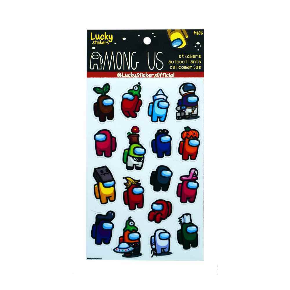 استیکر فانتزی سری لوکی طرح amung us کد186