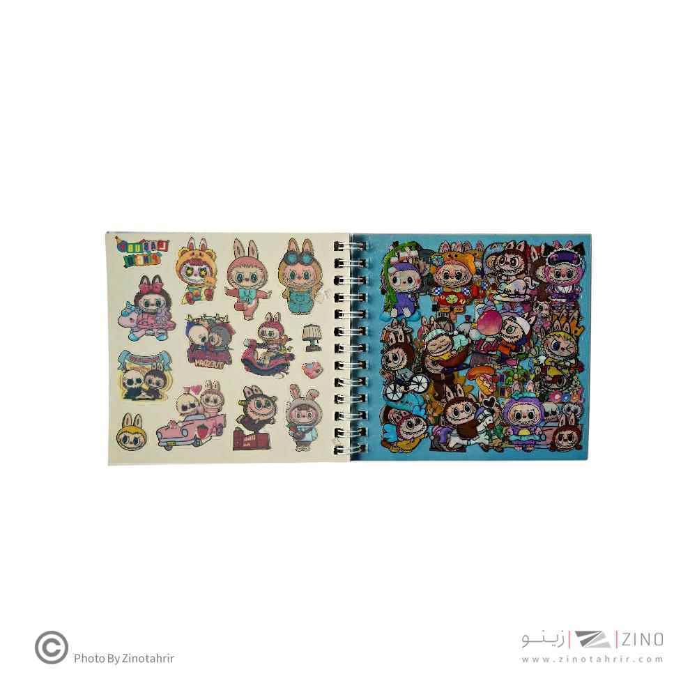 استیکر دفترچه ای(طرح لبوبو) کدJYX-802