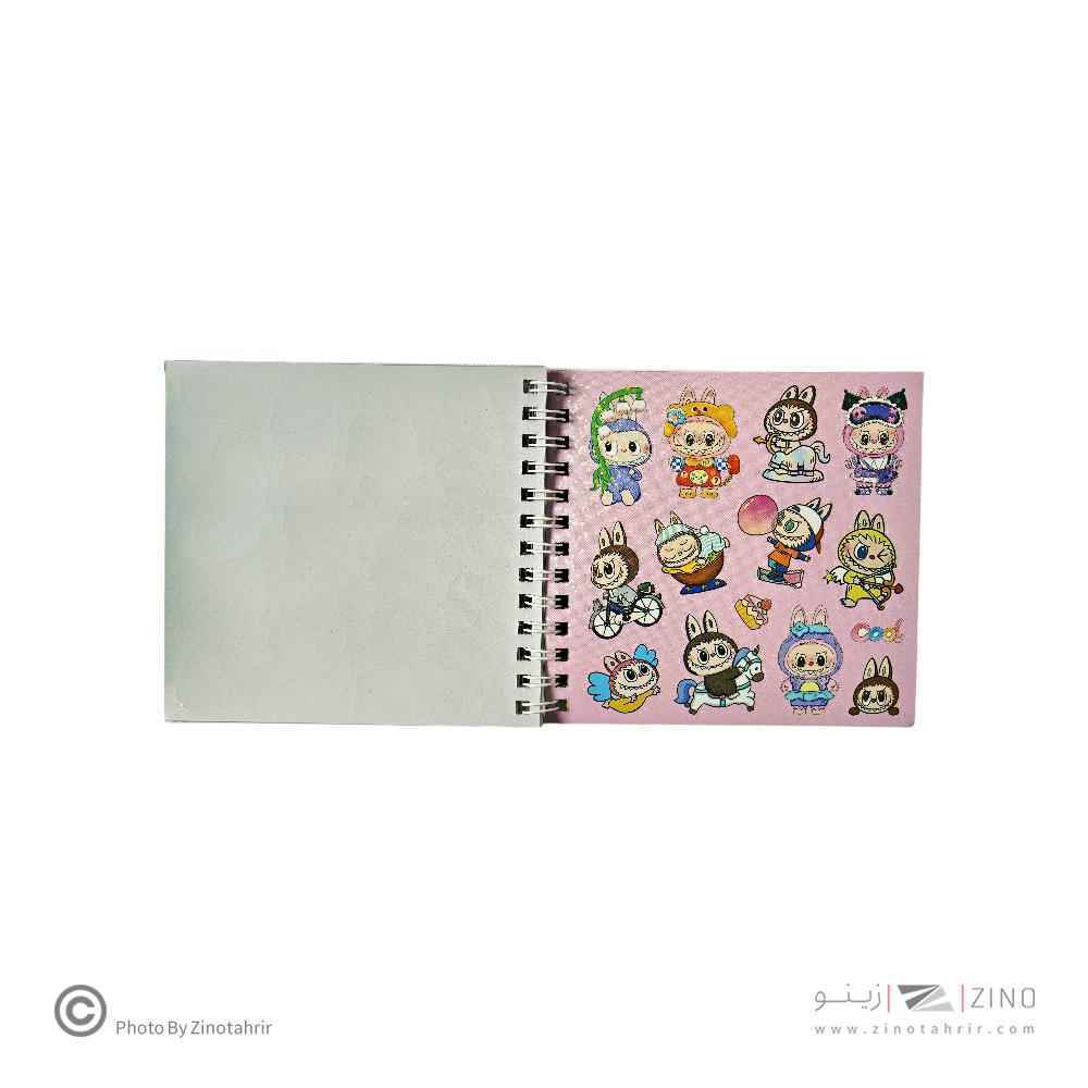 استیکر دفترچه ای(طرح لبوبو) کدJYX-802