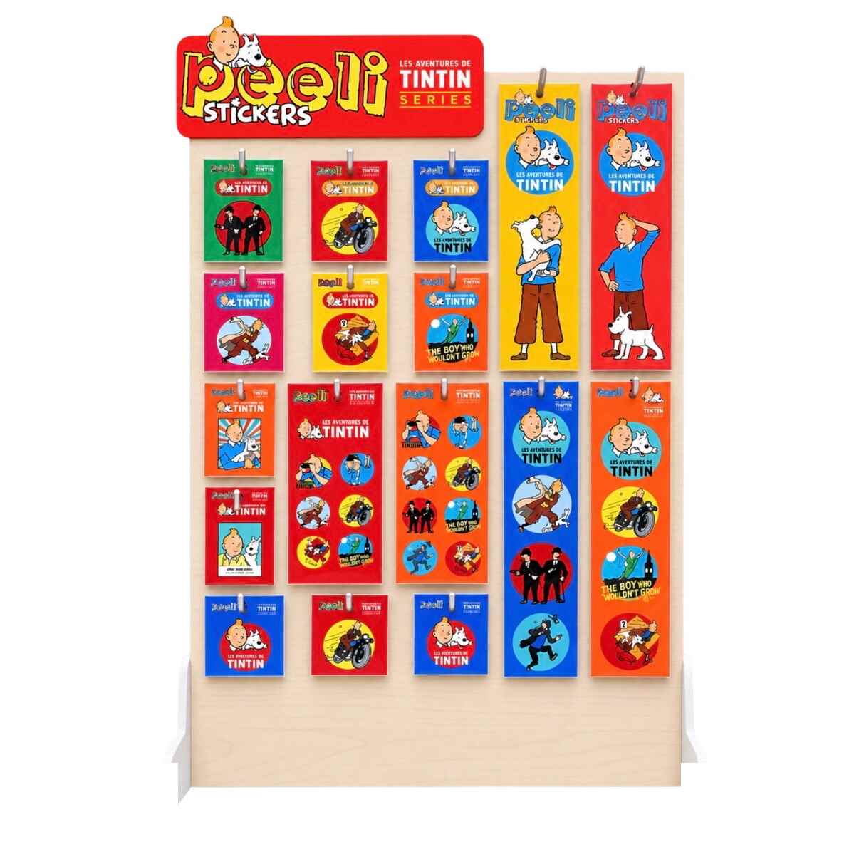 پک استیکر tin tin peeli تعداد204عددی تگ ایت