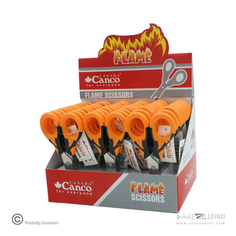 قیچی تیغه فلزی5سانت (طرح اتش)کنکو کد3191