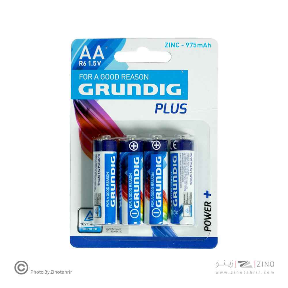 باتری قلمی کارت پلاس4عددی  گروندیک 975میلی آمپر کد505