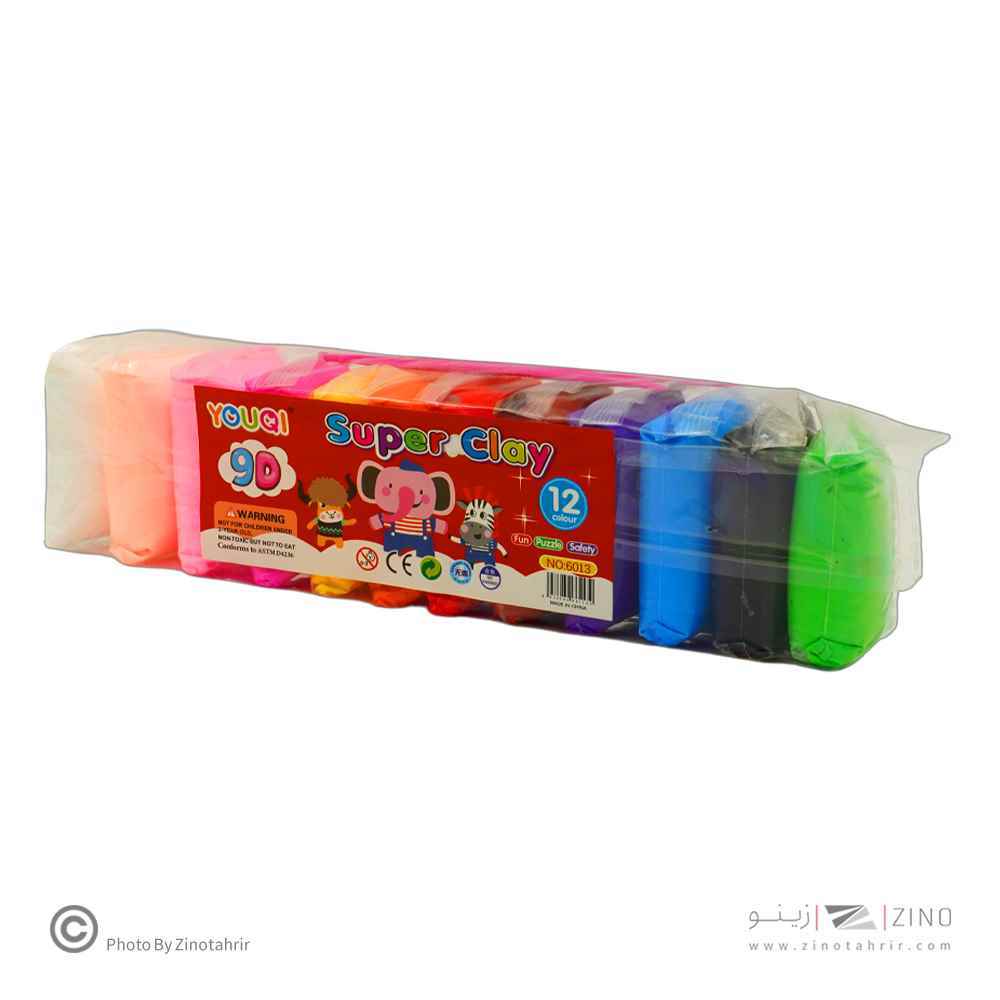 خمیر12رنگ کلی(30سانت)کد6013