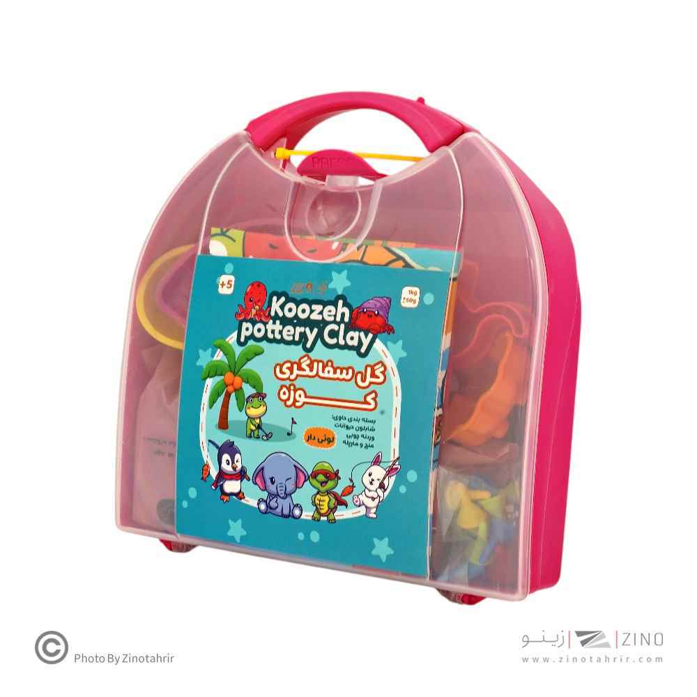 گل سفال کوزه کیفی پلاستیکی با ابزار