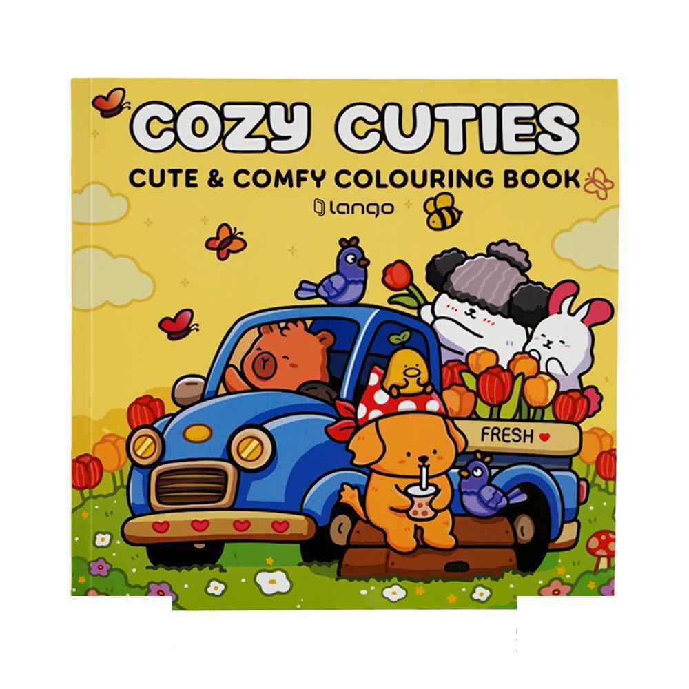 کتاب رنگ امیزی48برگ200200کازی لانگو سری کیوتیز کدcb-601