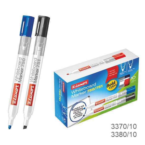 ماژیک وایت برد گرد آبی لاکسر کد750