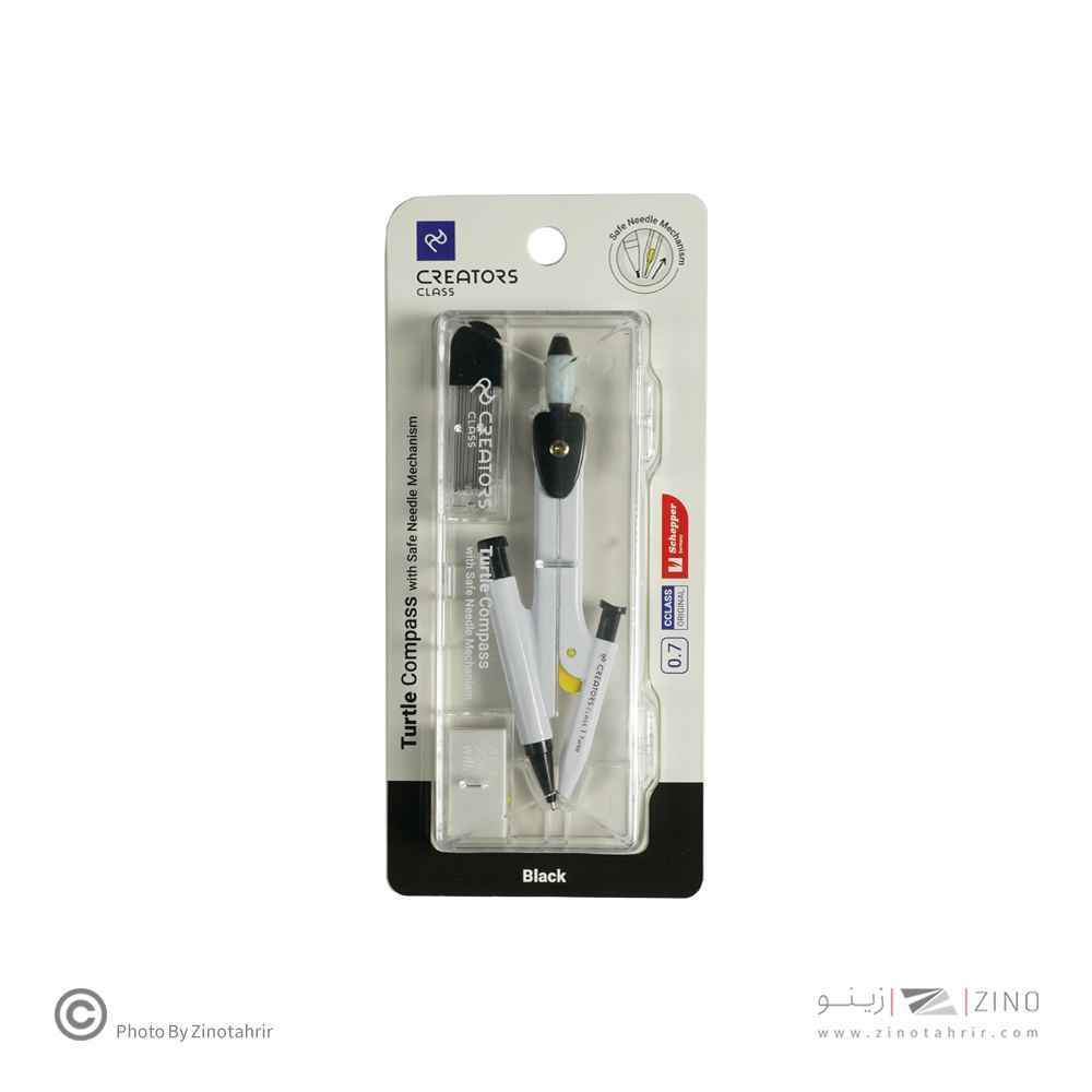 پرگار اتودی همراه با یدک و پاکن سری ترتل سیکلاس کد CCTSC7 = TURTLE Compass 