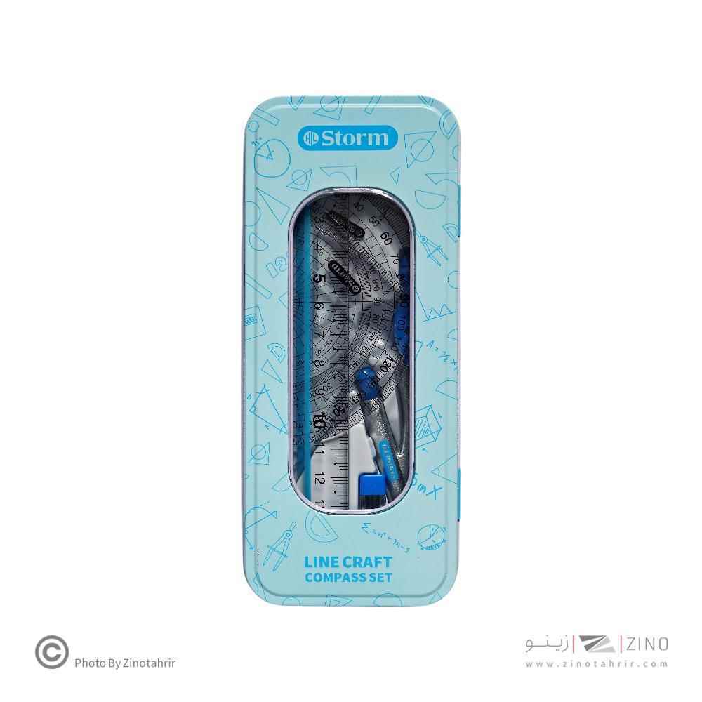 ست پرگار 7تکه(جعبه فلز) استورم کد650130