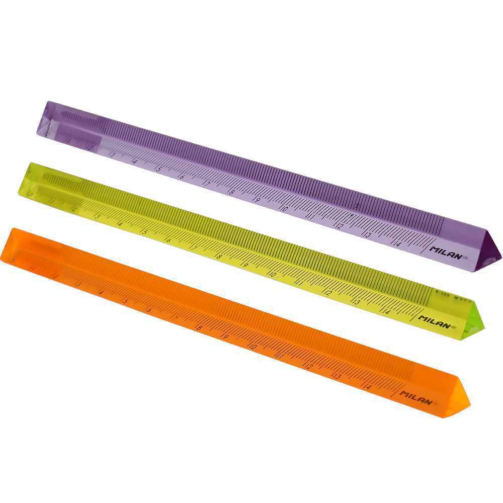 خط کش15سانت سه گوش میلان کد351260