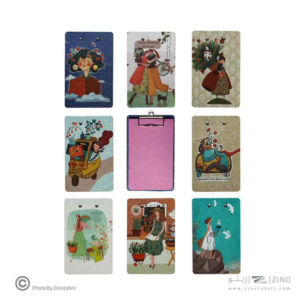 تخته شاسیA6همراه با کاغذ یادداشت مسترنوت کد559