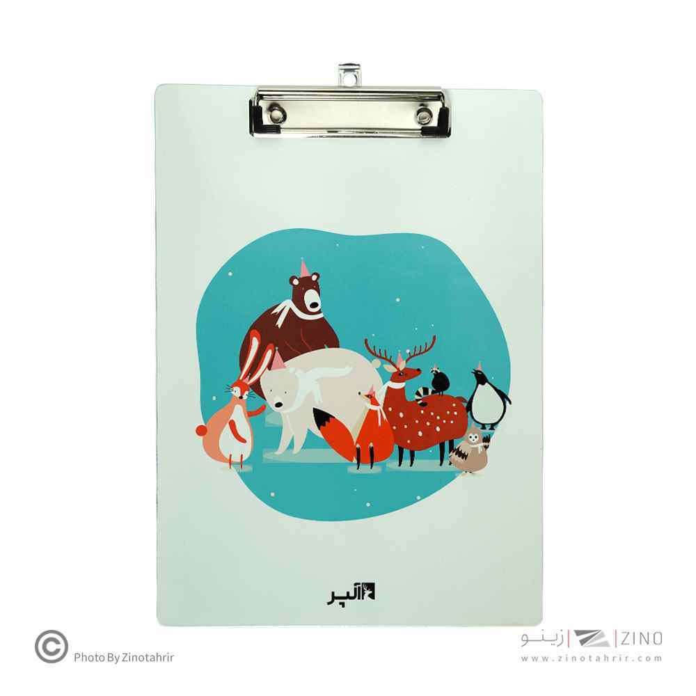 تخته شاسیA4فلزی همراه با استند آلپر