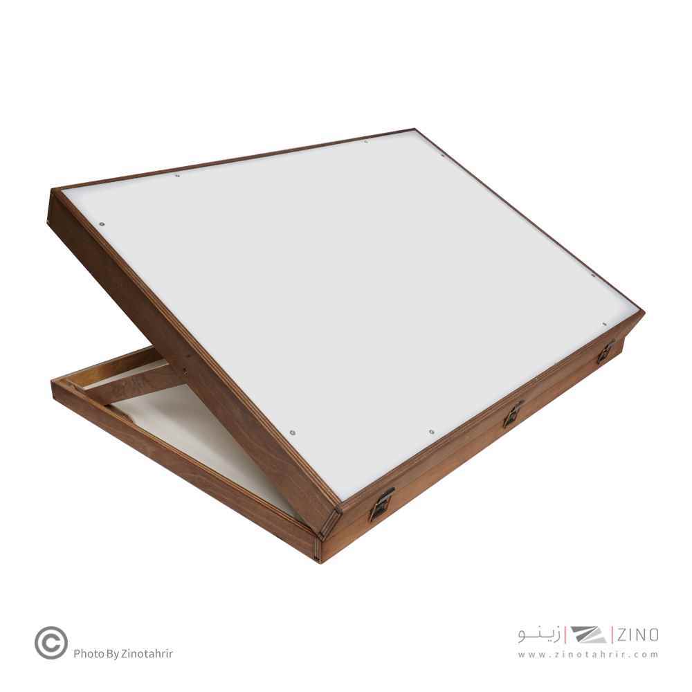 میز نور 70*50 شیب دار (کاوردار) دنا