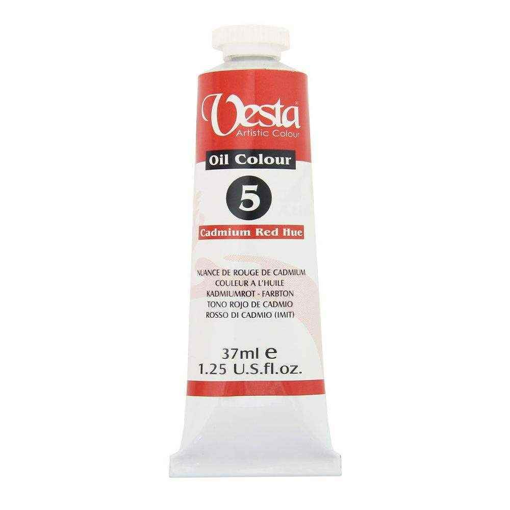 رنگ روغن 37میل وستاکد5 Hue Red Cadmium