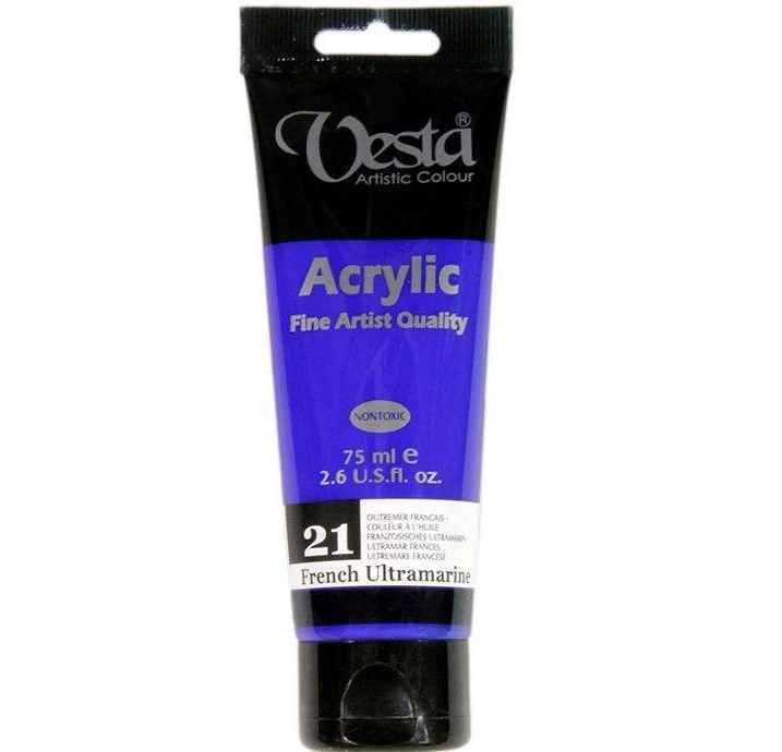 رنگ اکریلیک 75میل وستا کد21