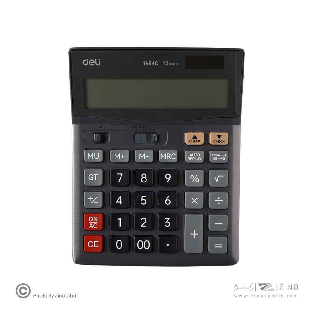 ماشین حساب رومیزی2صفر12رقم دلی کد1654C