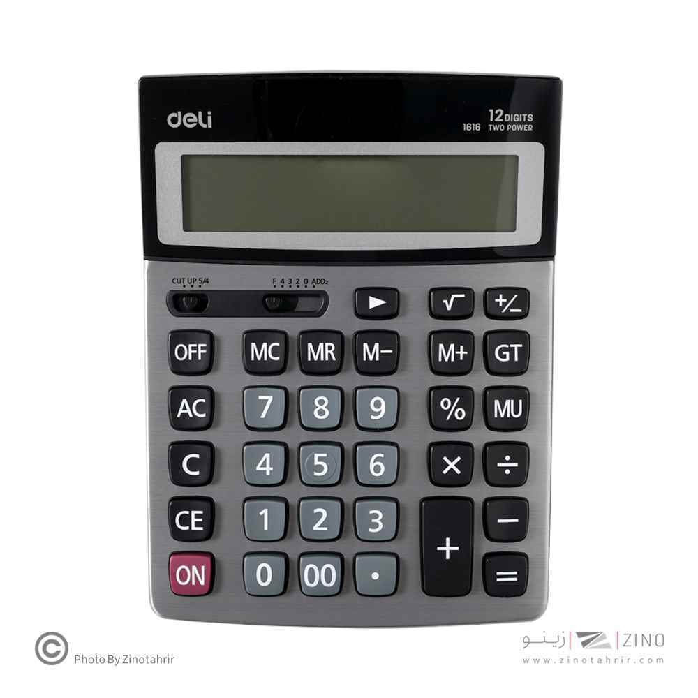 ماشین حساب رومیزی 2صفر12رقم دلی1616