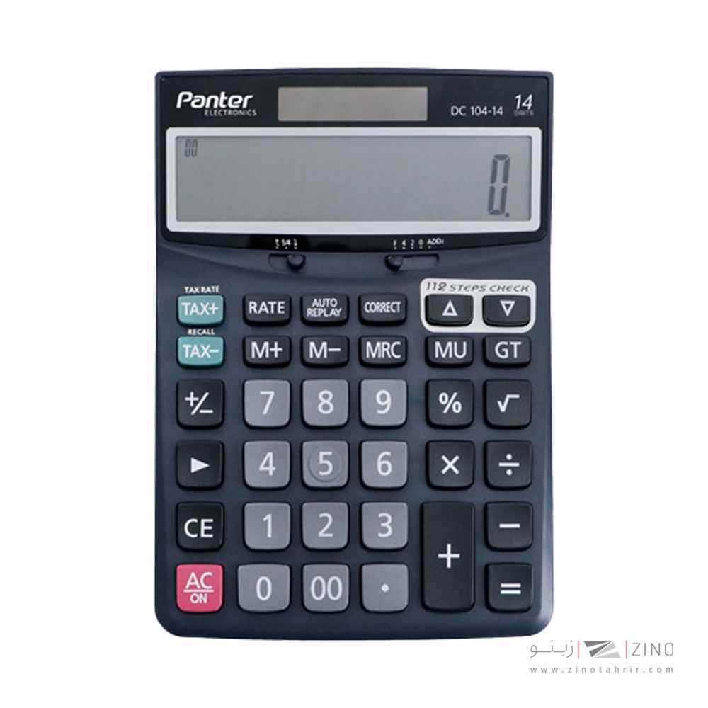 ماشین حساب رومیزی14رقم2صفرپنترکدDC104-14