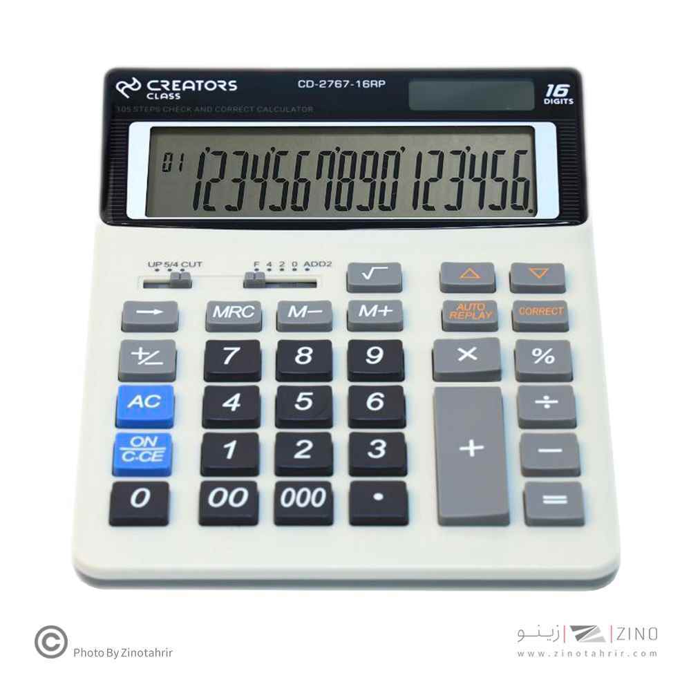 ماشین حساب رومیزی3صفر16رقم سیکلاس کدCD-2767-16RP